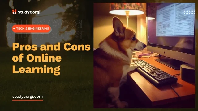 Pros and Cons of Online Learning