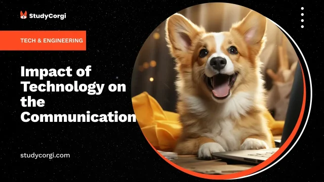 Impact of Technology on the Communication