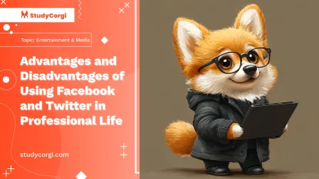 Advantages and Disadvantages of Using Facebook and Twitter in Professional Life