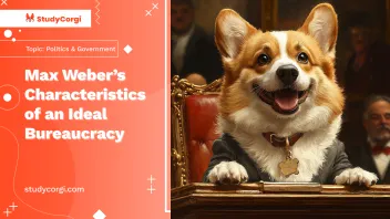 Max Weber’s Characteristics of an Ideal Bureaucracy