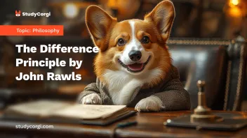 The Difference Principle by John Rawls