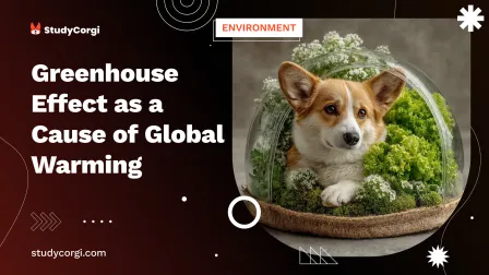 Greenhouse Effect as a Cause of Global Warming