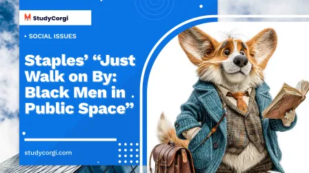 Staples’ “Just Walk on By: Black Men in Public Space”