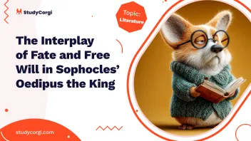 The Interplay of Fate and Free Will in Sophocles’ Oedipus the King