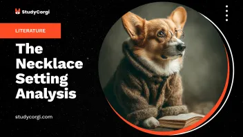 The Necklace Setting Analysis