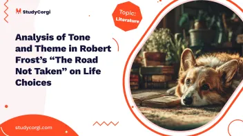 Analysis of Tone and Theme in Robert Frost’s “The Road Not Taken” on Life Choices